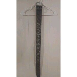 Roper Belt Womens Medium Floral Cutout Studded Cowgirl Western Genuine Leather